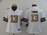 Women Nike Saints 13 Michael Thomas White Color Rush Limited Jersey,baseball caps,new era cap wholesale,wholesale hats